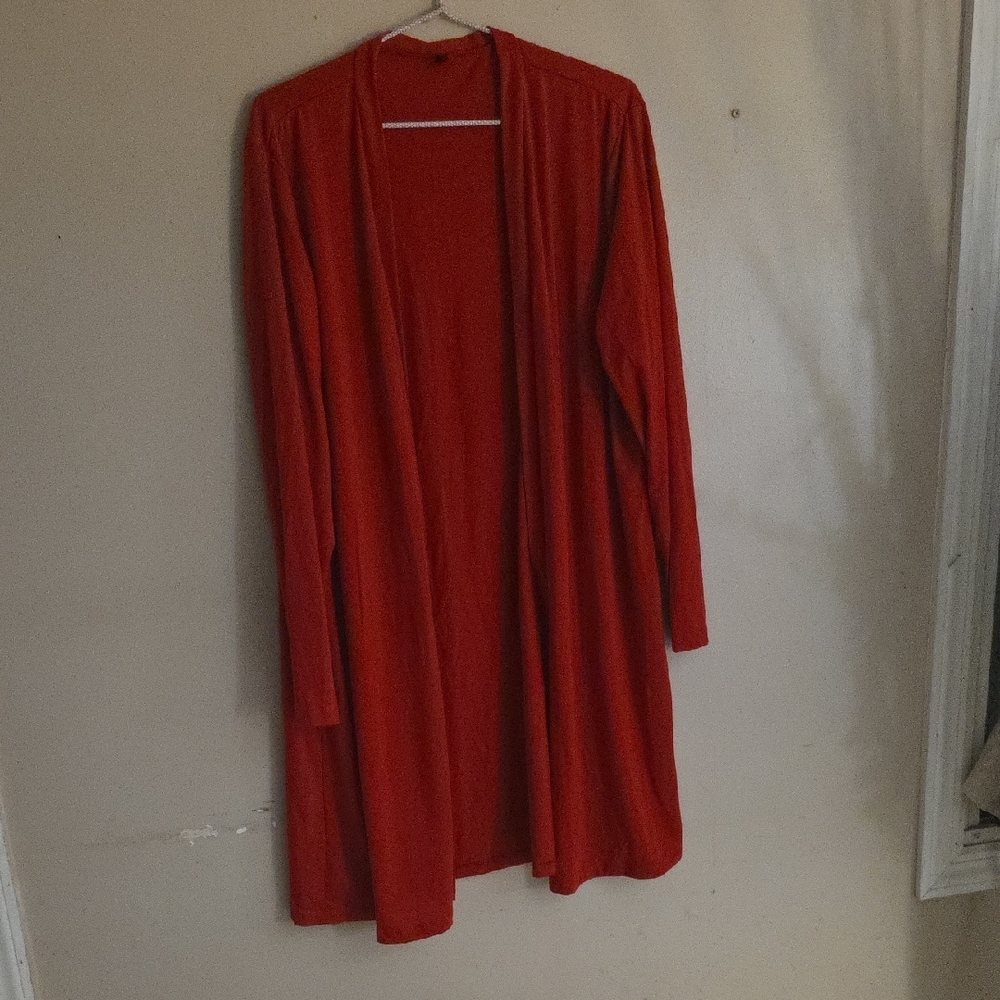 🧨5/$40 Women's Red Open Front Cardigan